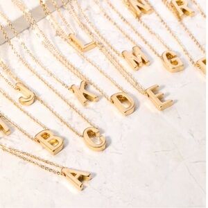 NWT Dainty Initial Necklace